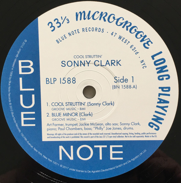Cool Struttin' - Sonny Clark - LP - Pre Owned Vinyl (Arrives in 21days)