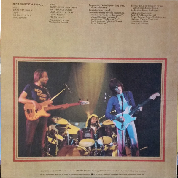 Beck, Bogert &amp; Appice - Beck, Bogert &amp; Appice - LP - Pre Owned Vinyl (Arrives in 21days)