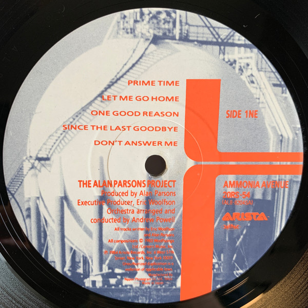 Ammonia Avenue - The Alan Parsons Project - LP - Pre Owned Vinyl (Arrives in 21days)