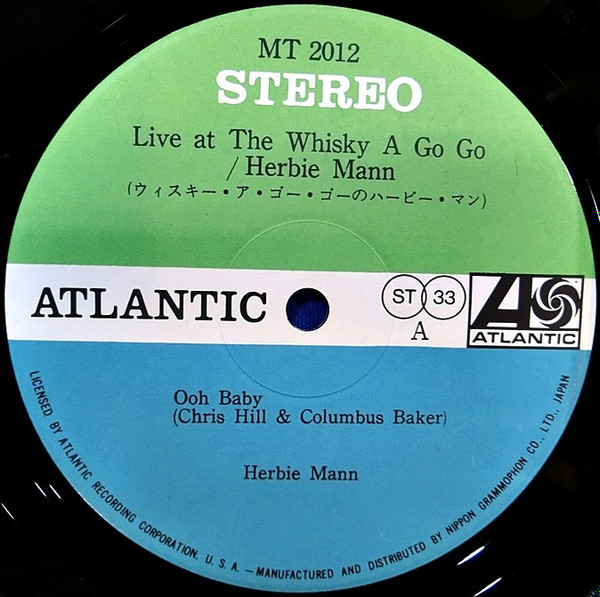 Live At The Whisky A Go Go - Herbie Mann - LP - Pre Owned Vinyl (Arrives in 21days)
