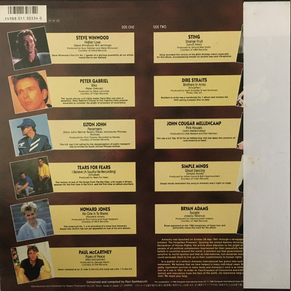 Conspiracy Of Hope - Various - LP - Pre Owned Vinyl (Arrives in 21days)