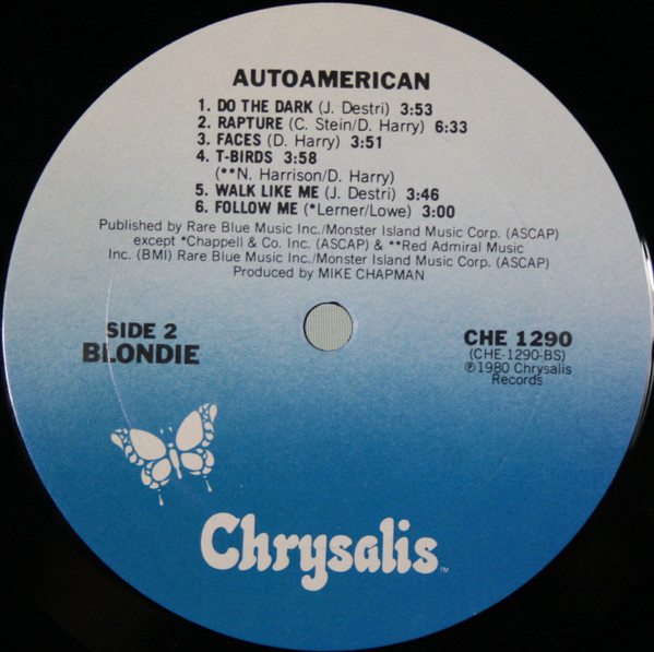AutoAmerican - Blondie - LP - Pre Owned Vinyl (Arrives in 21days)