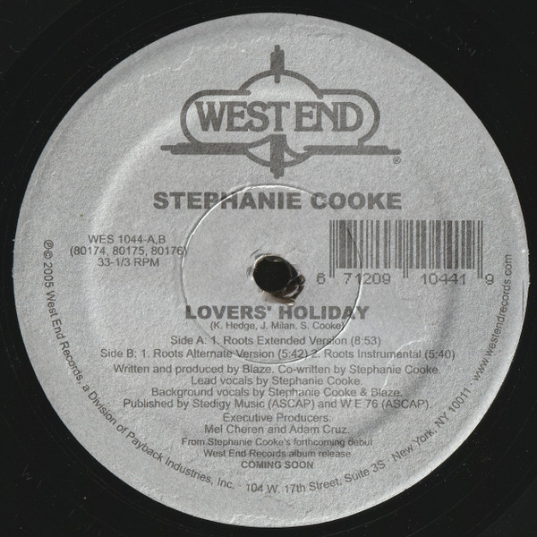 Lovers' Holiday - Stephanie Cooke - LP - Pre Owned Vinyl (Arrives in 14days)