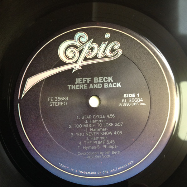 There &amp; Back - Jeff Beck - LP - Pre Owned Vinyl (Arrives in 21days)