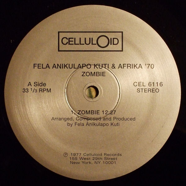Zombie - Fẹla* And Afrika 70* - LP - Pre Owned Vinyl (Arrives in 21days)