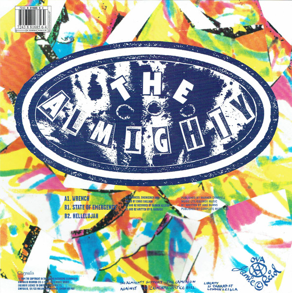 Wrench - The Almighty - LP - Pre Owned Vinyl (Arrives in 21days)
