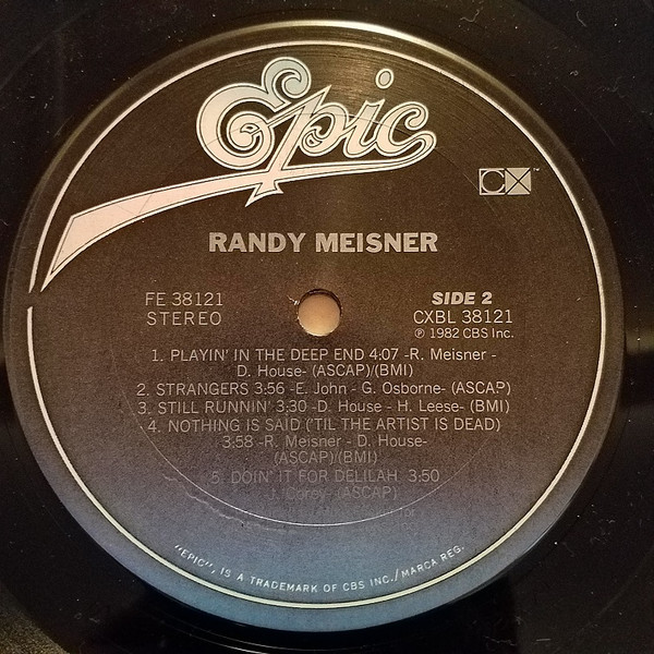 Randy Meisner - Randy Meisner - LP - Pre Owned Vinyl (Arrives in 21days)