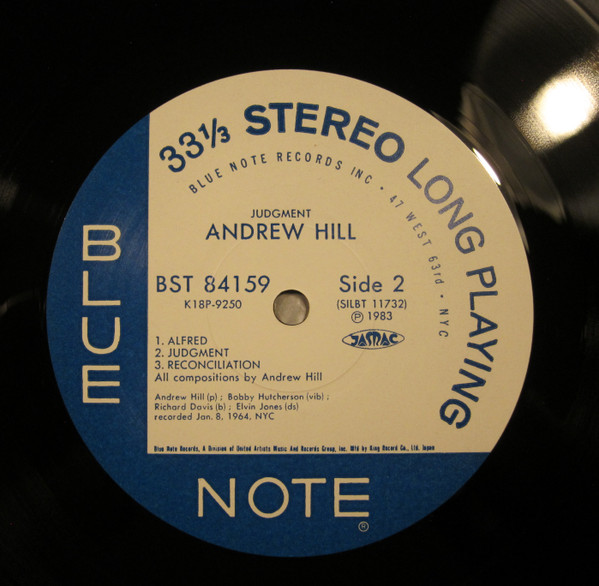 Judgment! - Andrew Hill - LP - Pre Owned Vinyl (Arrives in 21days)