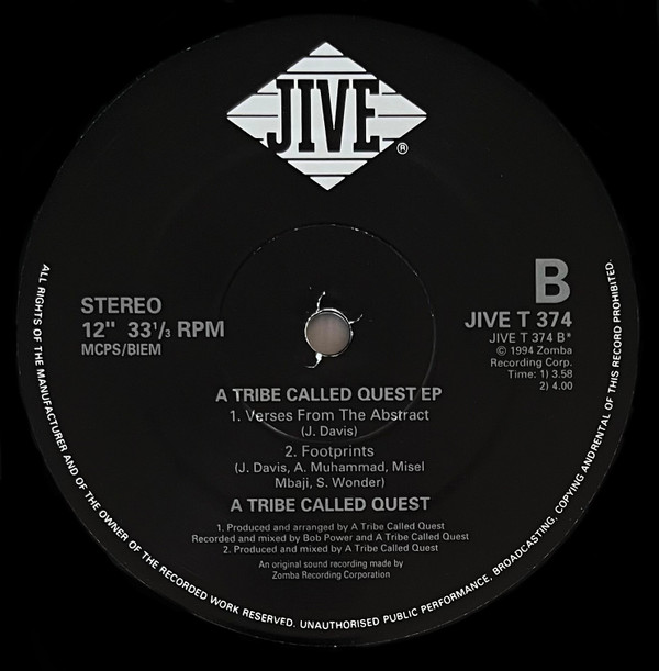 A Tribe Called Quest EP - A Tribe Called Quest - LP - Pre Owned Vinyl (Arrives in 14days)