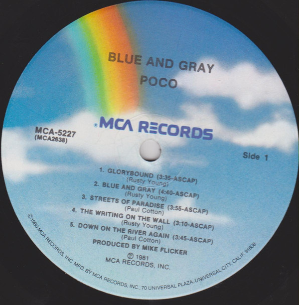 Blue And Gray - Poco (3) - LP - Pre Owned Vinyl (Arrives in 21days)
