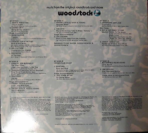 Woodstock - Music From The Original Soundtrack And More - Various - LP - Pre Owned Vinyl (Arrives in 21days)