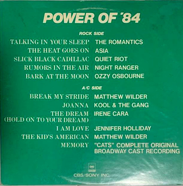Power Of '84 - Various - LP - Pre Owned Vinyl (Arrives in 21days)