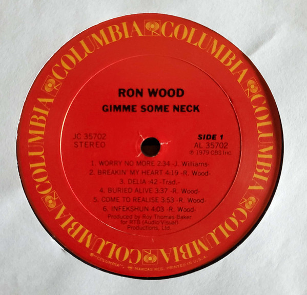 Gimme Some Neck - Ron Wood - LP - Pre Owned Vinyl (Arrives in 21days)