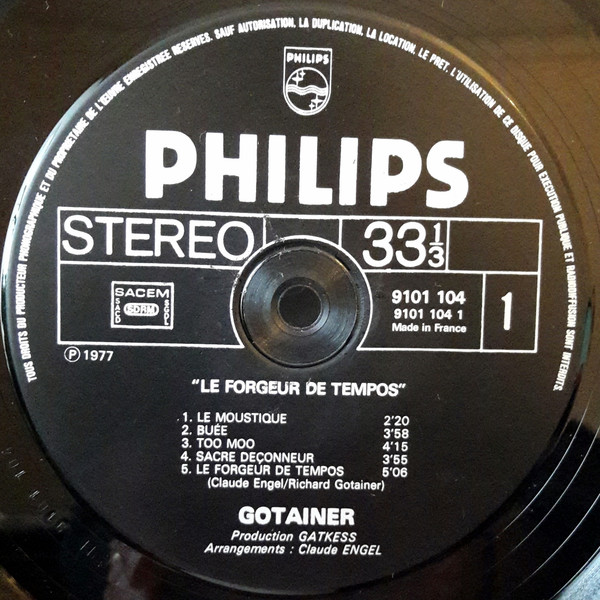 Le Forgeur De Tempos - Gotainer* - LP - Pre Owned Vinyl (Arrives in 21days)