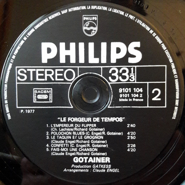 Le Forgeur De Tempos - Gotainer* - LP - Pre Owned Vinyl (Arrives in 21days)
