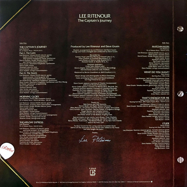 The Captain's Journey - Lee Ritenour - LP - Pre Owned Vinyl (Arrives in 14days)