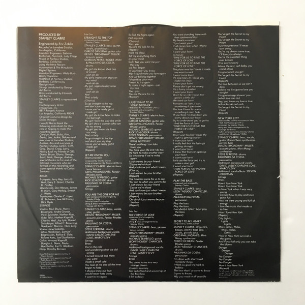 Let Me Know You - Stanley Clarke - LP - Pre Owned Vinyl (Arrives in 21days)