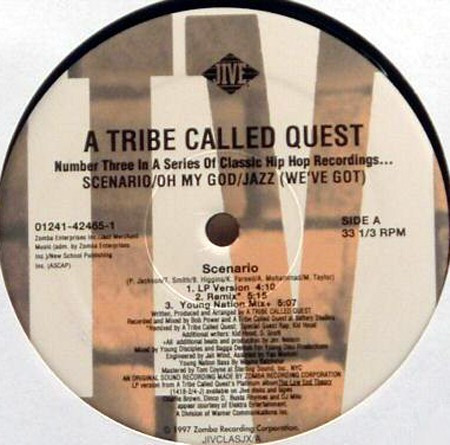 Scenario / Oh My God / Jazz (We've Got) - A Tribe Called Quest - LP - Pre Owned Vinyl (Arrives in 14days)