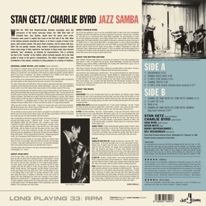 Jazz Samba - Getz, Stan &amp; Charlie Byrd - LP - Brand New Vinyl (Arrives in 20days)