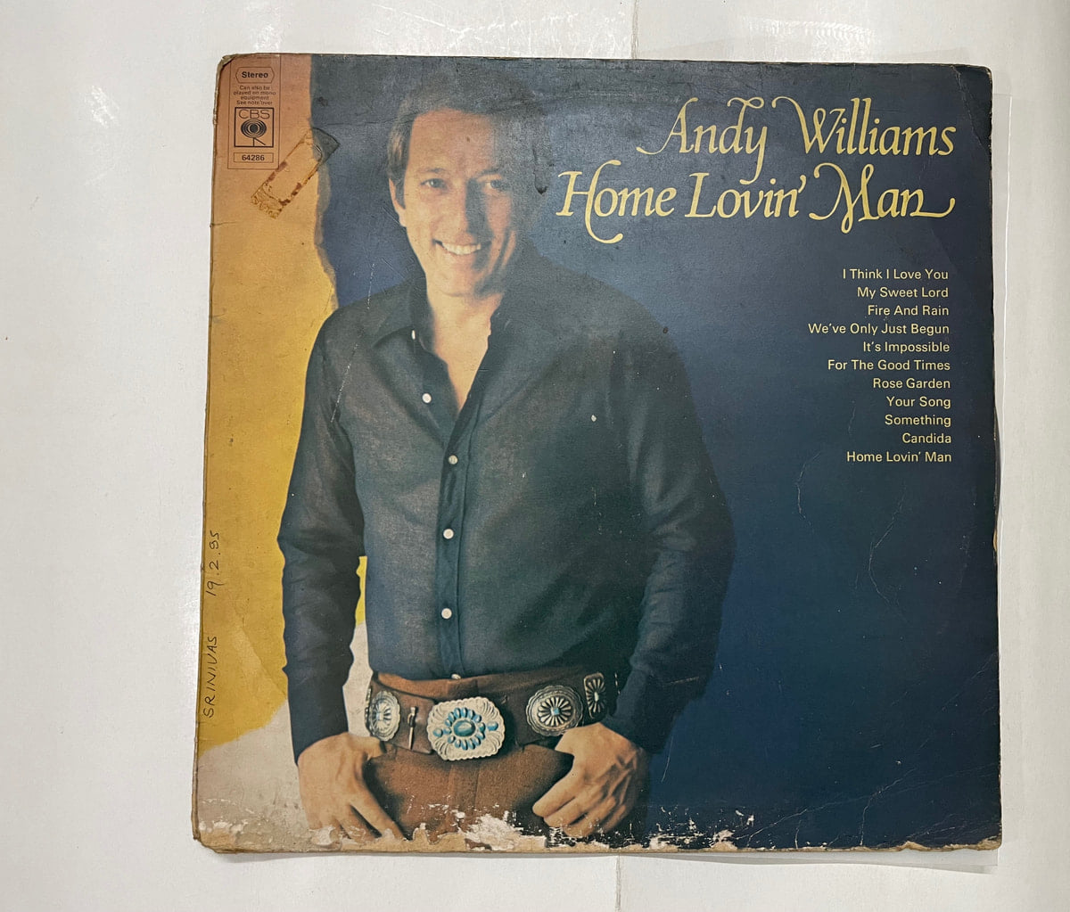 Home Lovin' Man - Andy Williams Used Vinyl LP Record