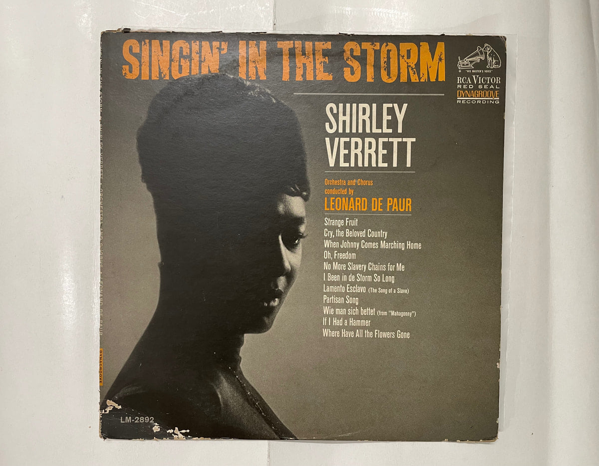 Singin' In The Storm - Shirley Verrett Used Vinyl LP Record