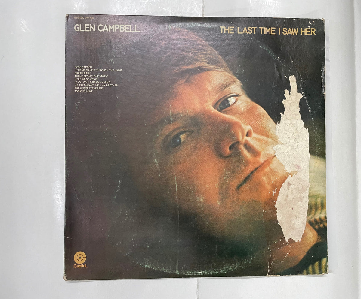 The Last Time I Saw Her - Glen Campbell Used Vinyl LP Record