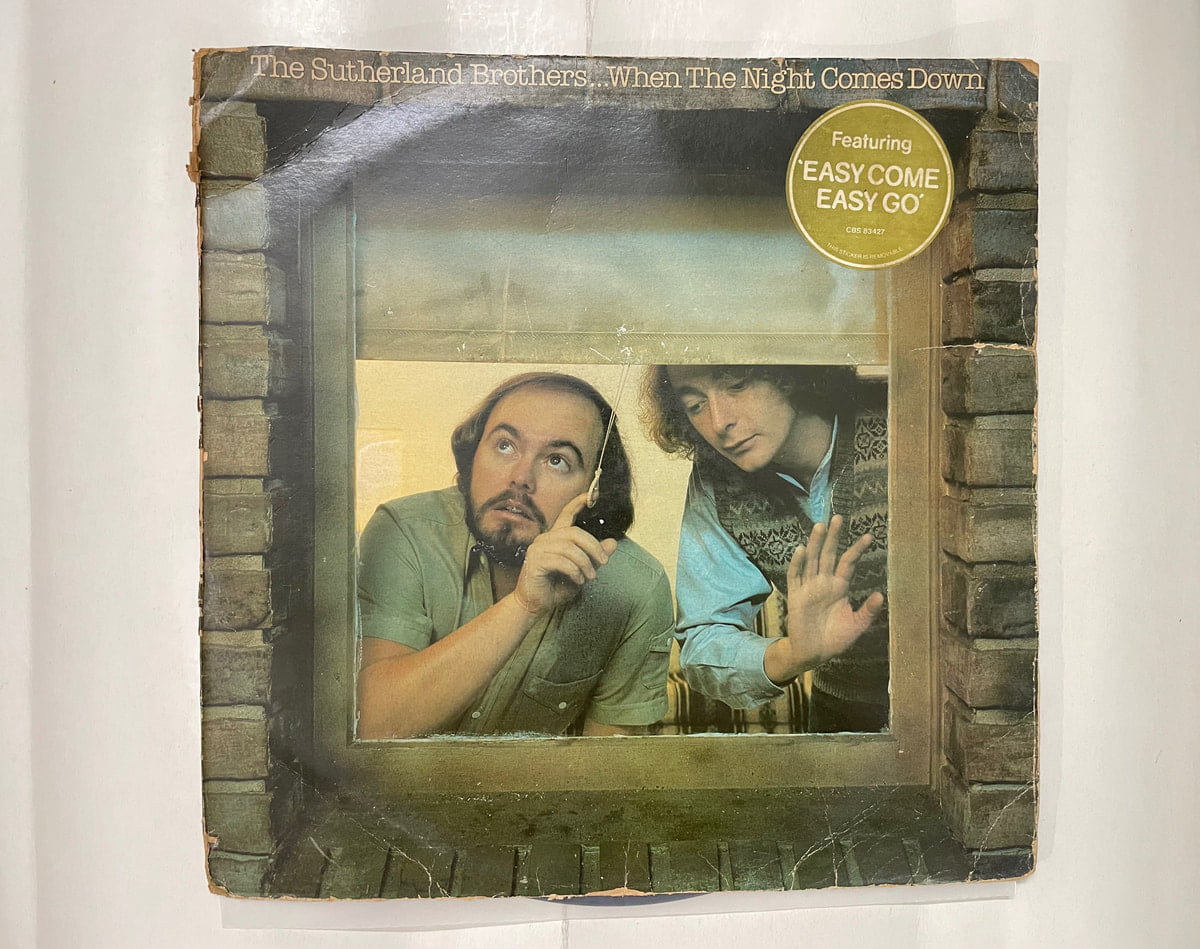 When The Night Comes Down - Sutherland Brothers Used Vinyl LP Record