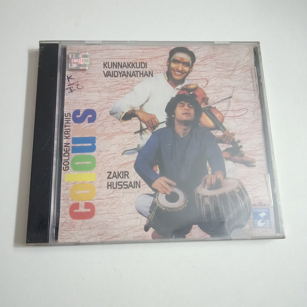 Golden Krithis Colours - Kunnakudi Vaidyanathan, Zakir Hussain Sealed Audio CD