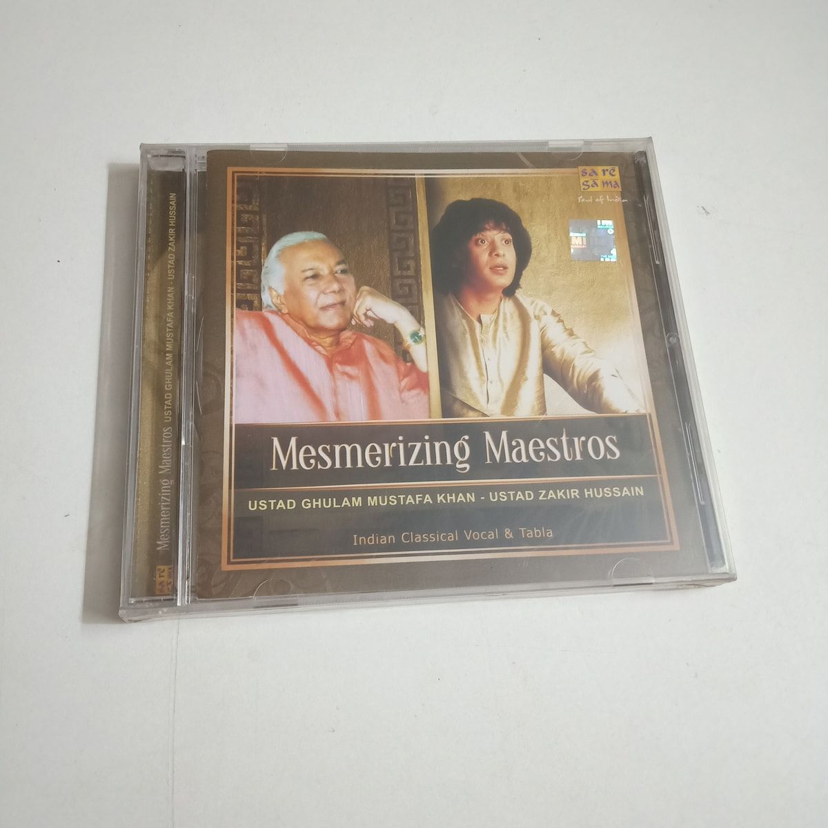 Mesmerizing Maestros - Indian Classical Vocal &amp; Tabla - Ustad Ghulam Mustafa Khan &amp; Ustad Zakir Hussain  Sealed Audio CD
