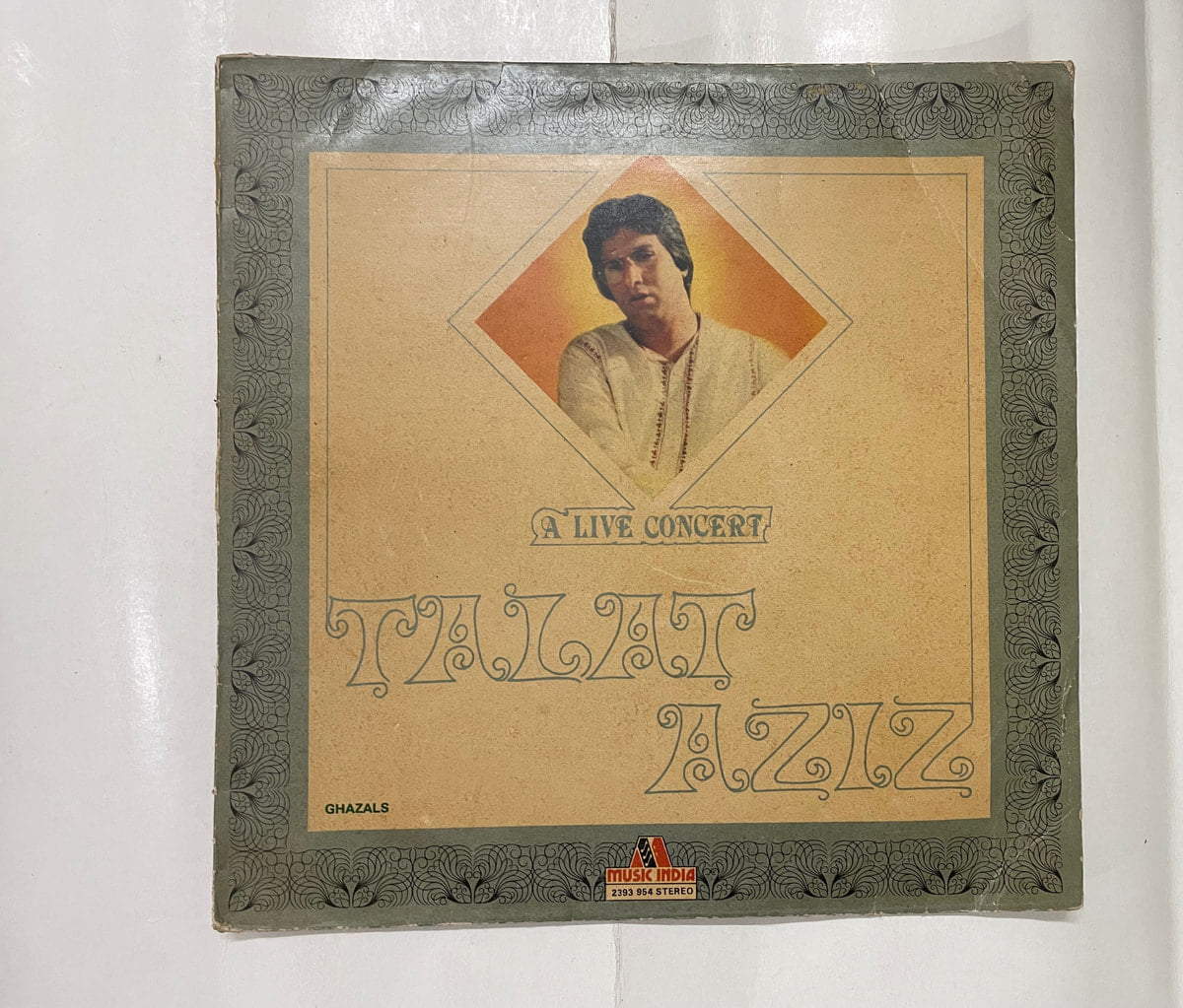 A Live Concert Talat Aziz  - Talat Aziz Used Vinyl LP Record