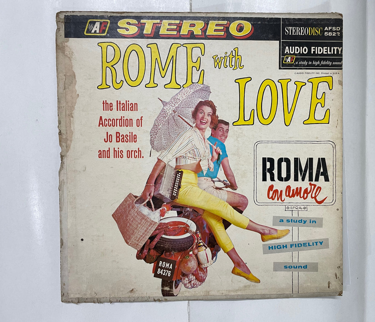 Rome With Love - Jo Basile, Accordion And Orchestra Used Vinyl LP Record