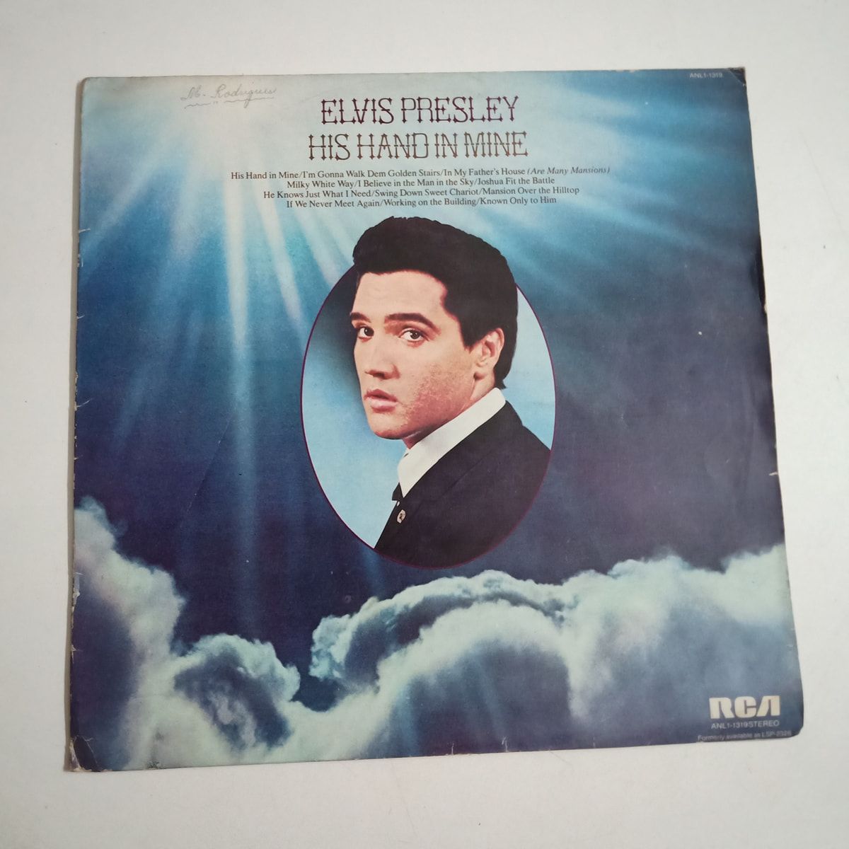 His Hand In Mine - Elvis Presley Used Vinyl LP Record