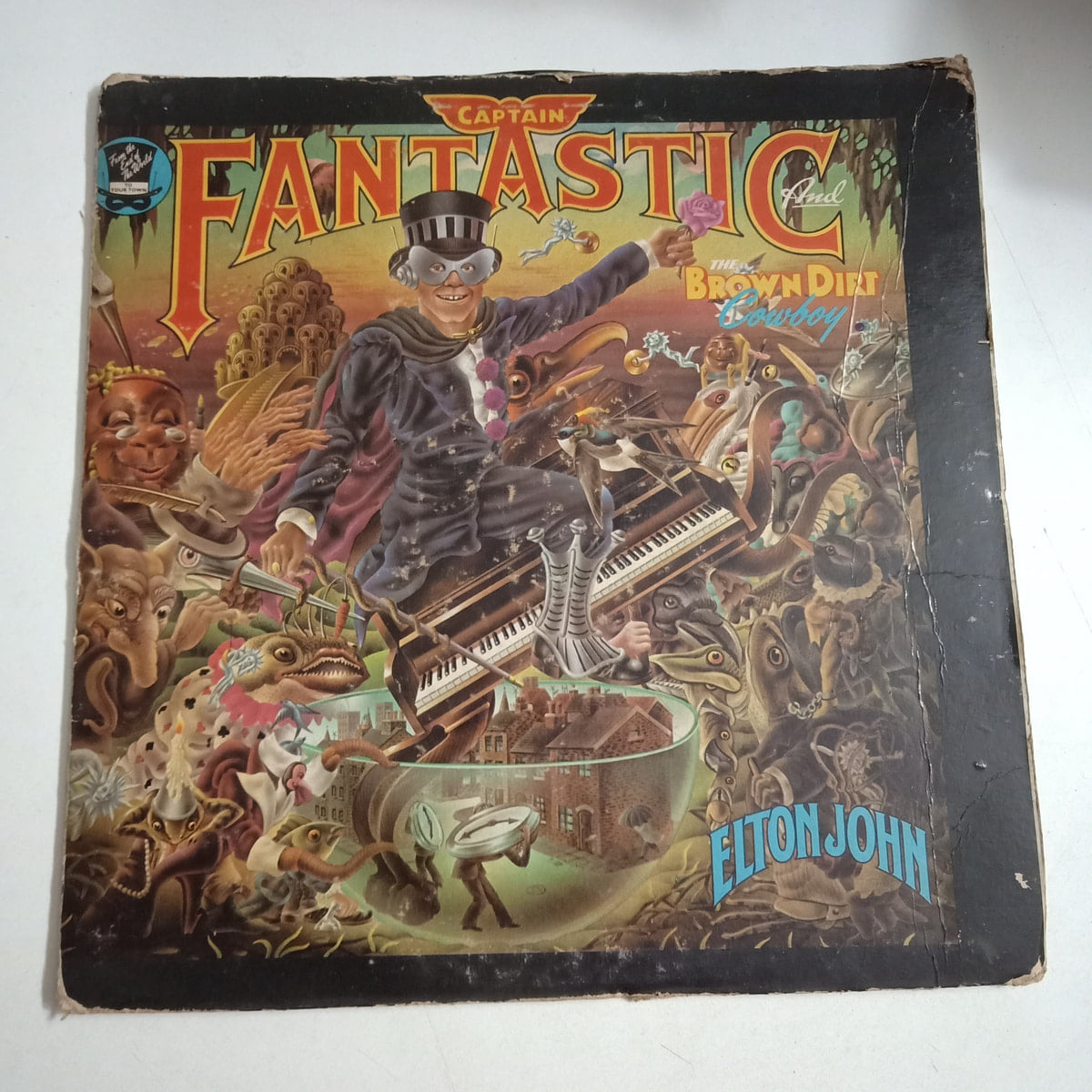 Captain Fantastic And The Brown Dirt Cowboy - Elton John Used Vinyl LP Record