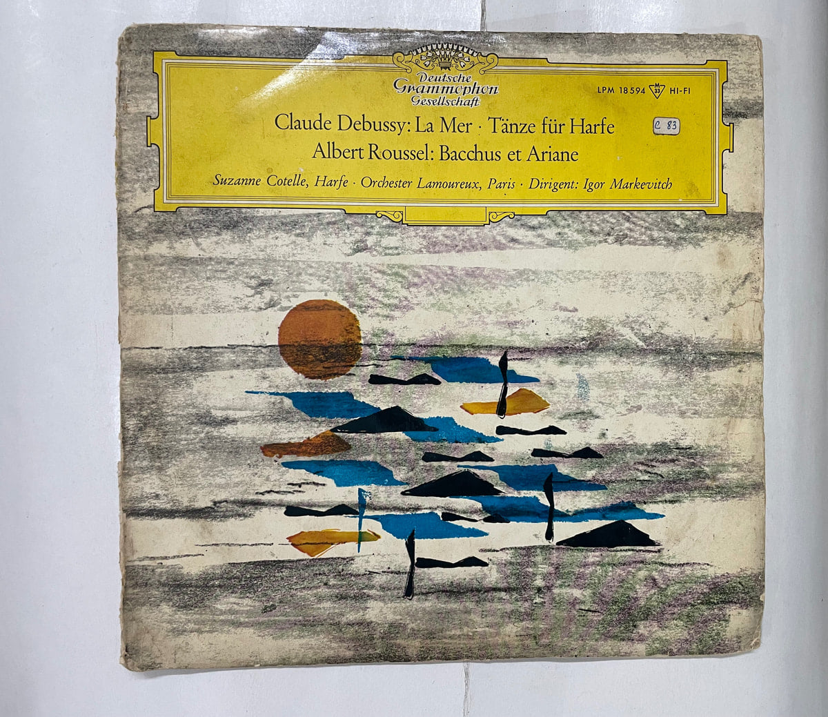 La Mer · Tänze Für Harfe / Bacchus Et Ariane - Claude Debussy Used Vinyl LP Record