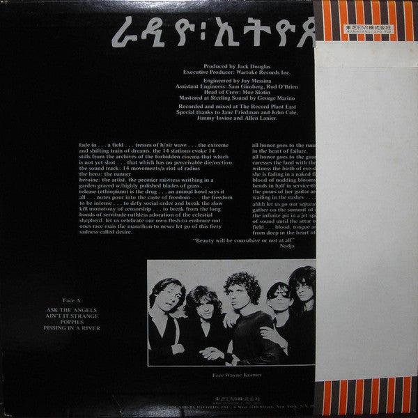 Patti Smith Group - Radio Ethiopia - LP - Pre Owned Vinyl (Arrives in 14days)