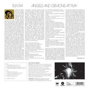 Angels &amp; Demons At Play - Sun Ra - LP - Brand New Vinyl (Arrives in 20days)