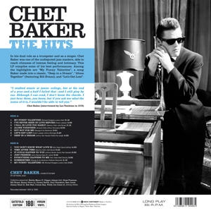 Hits - Baker, Chet - LP - Brand New Vinyl (Arrives in 20days)