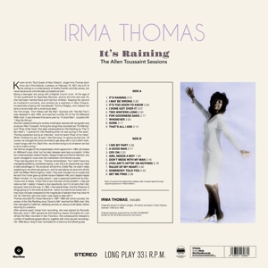 It's Raining - The Allen Toussaint Sessions - Irma Thomas - LP - Brand New Vinyl (Arrives in 20days)