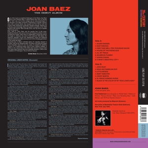Debut Album - Joan Baez - LP - Brand New Vinyl (Arrives in 20days)
