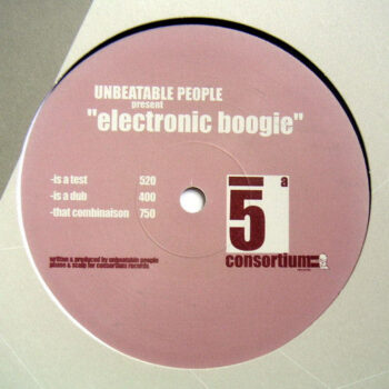 Unbeatable People - Electronic Boogie Vinyl LP Record (Arrives in 21 days)