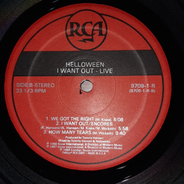 Helloween - I Want Out - Live Vinyl LP Record (Arrives in 21 days)