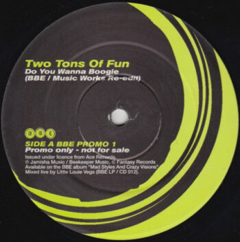 Two Tons O' Fun - Do You Wanna Boogie Vinyl LP Record (Arrives in 21 days)
