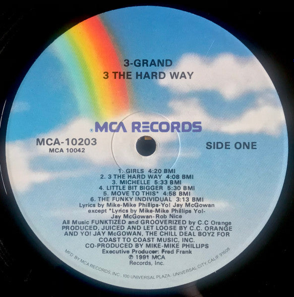 3 Grand - 3 The Hard Way Vinyl LP Record (Arrives in 21 days)