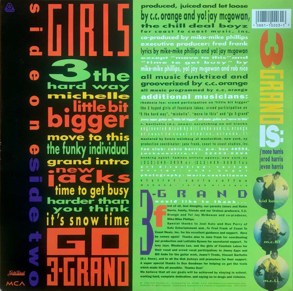 3 Grand - 3 The Hard Way Vinyl LP Record (Arrives in 21 days)