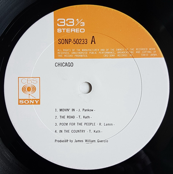 Chicago - Chicago (2) - LP - Pre Owned Vinyl (Arrives in 21days)