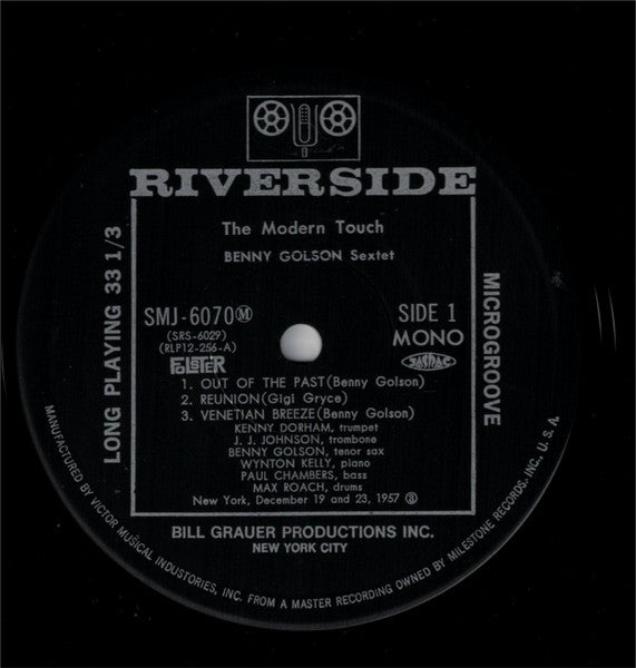 Benny Golson Sextet - The Modern Touch Vinyl LP Record (Arrives in 21 days)
