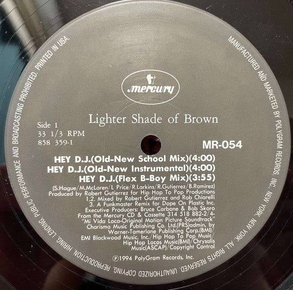 Lighter Shade Of Brown - Hey D.J. Vinyl LP Record (Arrives in 21 days)