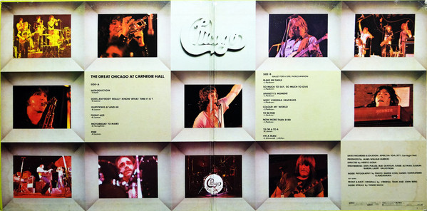 The Great Chicago At Carnegie Hall - Chicago (2) - LP - Pre Owned Vinyl (Arrives in 21days)