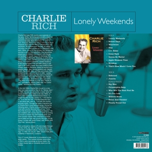 Lonely Weekends - Charlie Rich - LP - Brand New Vinyl (Arrives in 20days)