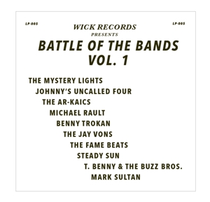 Wick Records: Battle Of The Bands Vol.1 - Various - LP - Brand New Vinyl (Arrives in 20days)